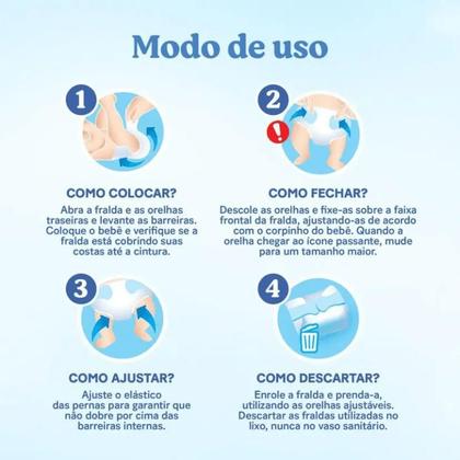 Imagem de Fralda Huggies Rápida Absorção M com 28 unidades