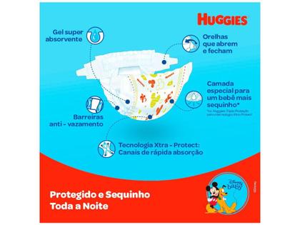 Imagem de Fralda Huggies Tripla Proteção - Tam. XG 12 a 15kg 66 Unidades