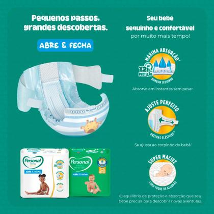 Imagem de Fralda Infantil Personal Baby Protect & Sec Tamanho G Com 78 Tiras