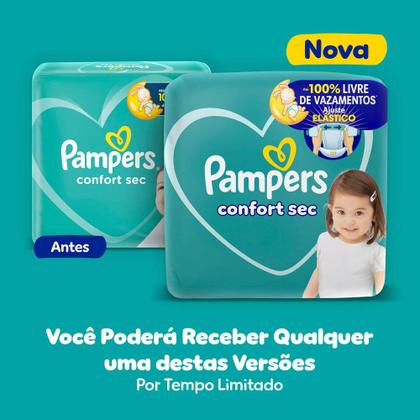 Imagem de Fralda Pampers ConfortSec Tam. M 6 a 10Kg 112 Unidades