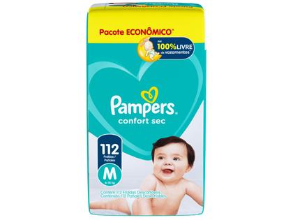 Imagem de Fralda Pampers ConfortSec Tam. M 6 a 10Kg 112 Unidades