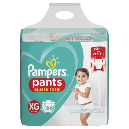 Imagem de Fralda Pampers Pants Ajuste Total Top Tamanho XG 66 Unidades