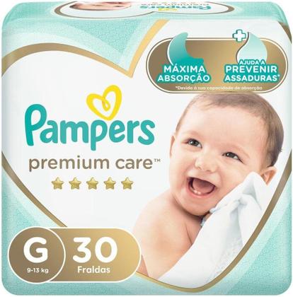 Imagem de Fralda Pampers Premium Care G 30 unidades