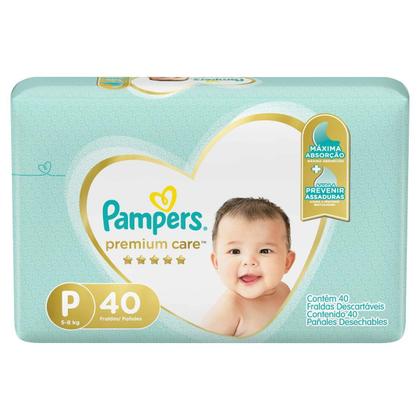 Imagem de Fralda Pampers Premium Care P 40 Unidades
