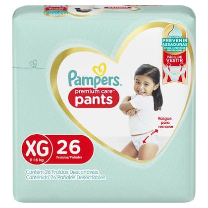 Imagem de Fralda Pampers Premium Care Pants XG com 26un