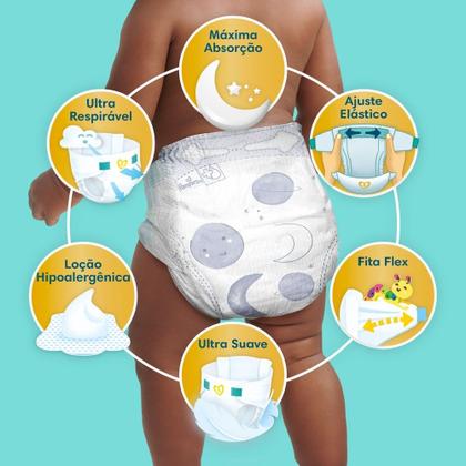Imagem de Fralda Pampers Premium Care Tamanho XG Pacote Hiper 60 Unidades Descartáveis