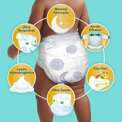 Imagem de Fralda Pampers Premium Care Tamanho XXG Pacote Hiper 56 Fraldas Descartáveis