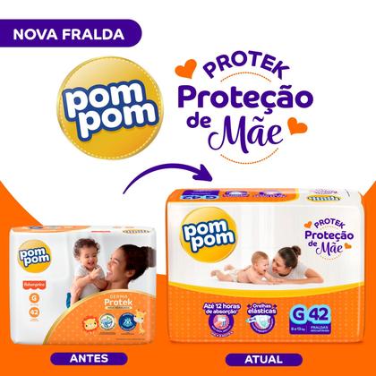 Imagem de Fralda Pom Pom Derma Protek Mega G com 42un