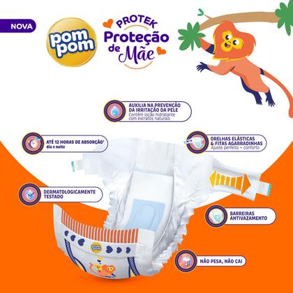 Imagem de Fralda Pom Pom Derma Protek Mega XXG com 30un