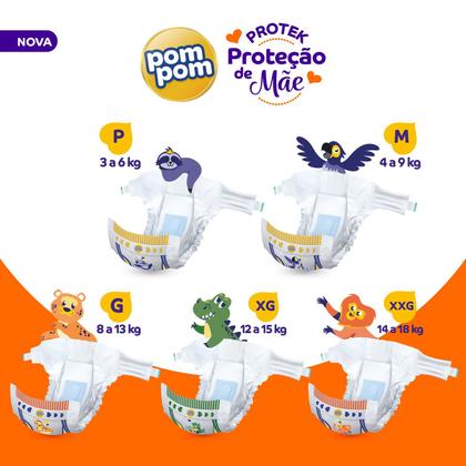 Imagem de Fralda Pom Pom Derma Protek Mega XXG com 30un