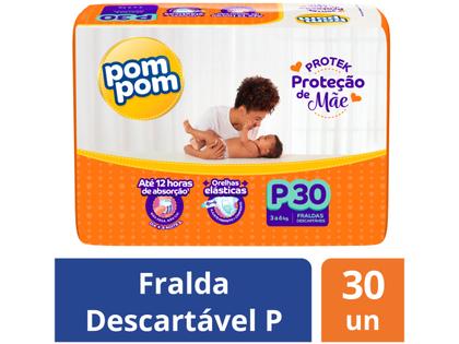 Imagem de Fralda Pom Pom Proteção de Mãe Jumbo P