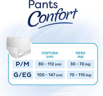 Imagem de Fralda roupa adulto pants confort g/eg 24 unidades