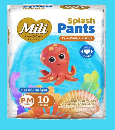 Imagem de Fralda Splash Pants P Praia E Piscina P-M 10 Un - Mili