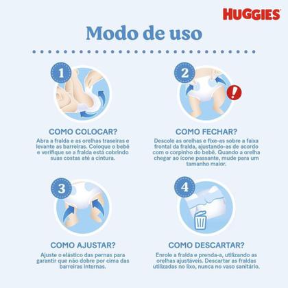 Imagem de Fralda Tripla Proteção P 46 Fraldas Huggies