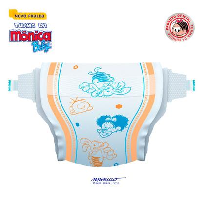 Imagem de Fralda Turma da Mônica Baby Mega Tamanho P 30 Unidades Descartáveis