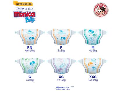 Imagem de Fralda Turma da Mônica Baby Tam. XXG 13 a 17kg