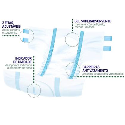 Imagem de Fralda Wellness Descartavel Geriatrica Tamanho M