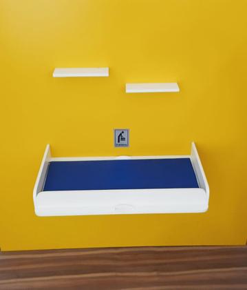 Fraldário Trocador Retrátil Branco 90 x 45 x 12Cm - Sr Fabrica De Moveis Imagem de Fraldário Trocador Retrátil Branco 90 x 45 x 12Cm