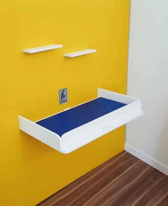 Fraldário Trocador Retrátil Branco 90 x 45 x 12Cm - Sr Fabrica De Moveis Imagem de Fraldário Trocador Retrátil Branco 90 x 45 x 12Cm