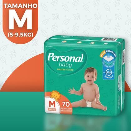 Imagem de Fraldas Descartáveis Personal Baby Dia e Noite - Pacote Hiper  M/G/XG/XXG