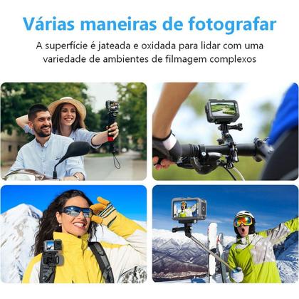 Imagem de Frame Alumínio Horizontal Vertical Dji Action 3 E 4 Telesin