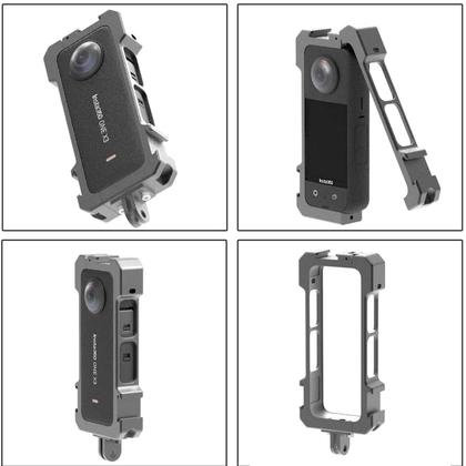 Imagem de Frame/Moldura em Alumínio com Abertura Lateral para Insta360 X3