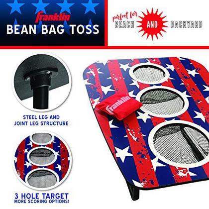 Imagem de Franklin Sports Bean Bag Toss Yard Jogo  3 Buraco Cornhole 