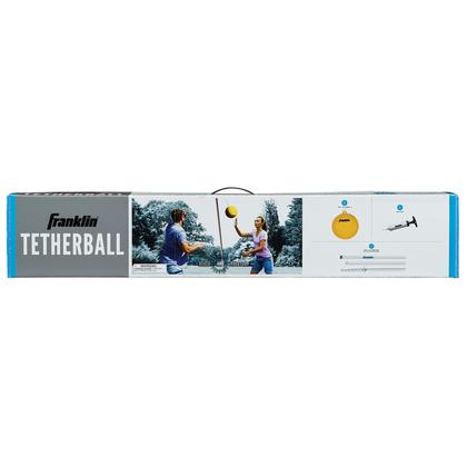 Imagem de Franklin Sports Tetherball Set - Conjunto de jogo Tetherball completo com 8 'Pole, Corda + Bola Incluída - Portable Steel Backyard + Beach Kit with Carry Bag - Recreativo