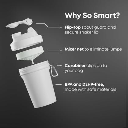 Imagem de Frasco de agitador de proteínas Smartshake Lite 400 ml, pacote com 4