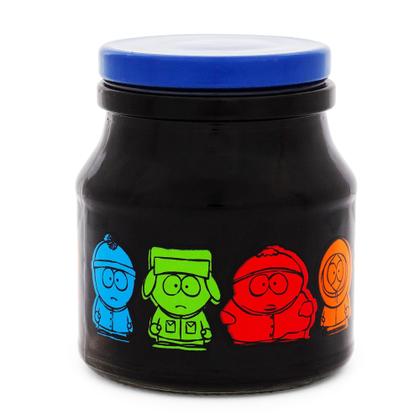 Imagem de Frasco de armazenamento de vidro Silver Buffalo South Park Characters 150mL