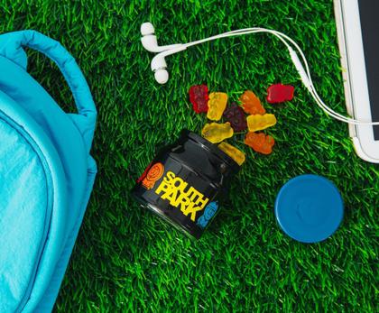 Imagem de Frasco de armazenamento de vidro Silver Buffalo South Park Characters 150mL