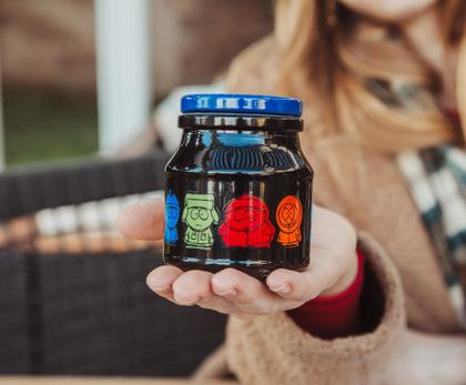 Imagem de Frasco de armazenamento de vidro Silver Buffalo South Park Characters 150mL