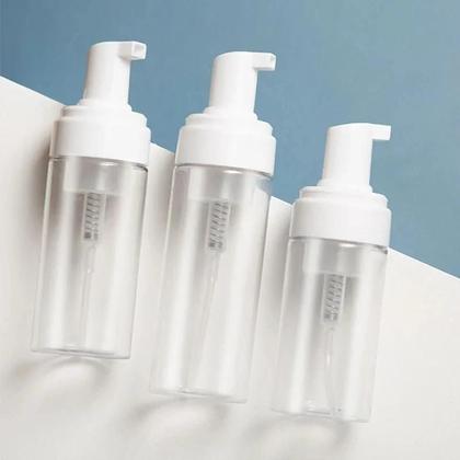 Imagem de Frasco De Bomba Espumante Recarregável Portátil 100ml 120ml 150ml 200ml Para Limpador Facial Loção