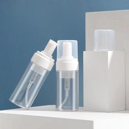 Imagem de Frasco De Bomba Espumante Recarregável Portátil 100ml 120ml 150ml 200ml Para Limpador Facial Loção