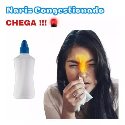 Imagem de Frasco Lavador Nasal Lavagem Higienização Nariz 250ml C/(12)