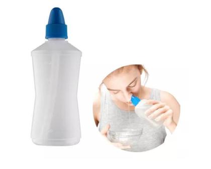 Imagem de Frasco Limpador Nariz Lavador Para Lavagem Nasal 250ml Kit C/2
