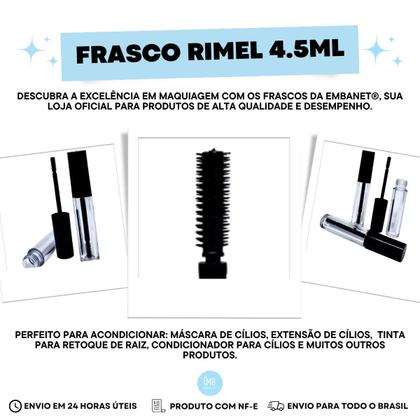 Imagem de Frasco Para Sérum Vazio 4,5ml Resistente Com Batoque - 100un