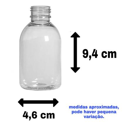 Imagem de Frasco Plástico 100ml Inkcor + Tampa Lacre Kit com 100 unidades Atacado