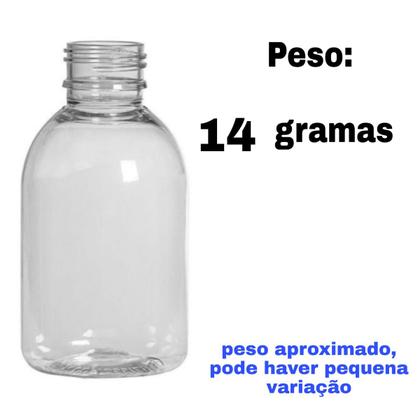 Imagem de Frasco Plastico Pet Cristal de 100ml com Tampa Lacre com Vedante Kit com 20 unidades