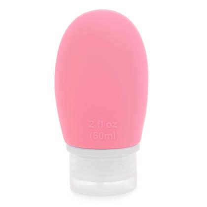 Imagem de Frasco Reutilizável para Viagens de Silicone Rosa 60ml Lyor