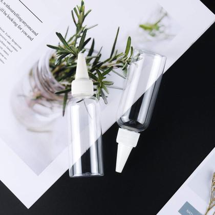 Imagem de Frascos de plástico TRENDBOX, aplicador de 60 ml com tampa giratória, pacote com 12
