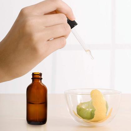 Imagem de Frascos de vidro âmbar de 30 ml com conta-gotas para óleos essenciais, pacote com 24