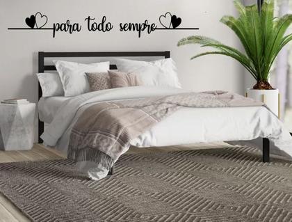 Imagem de Frase Para Todo Sempre Parede Decoração Quarto Mdf 15x110