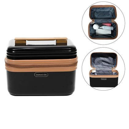 Imagem de Frasqueira De Mão Pequena Maleta Viagem Necessaire Sonatta