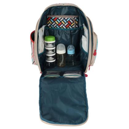 Imagem de Frasqueira Luxcel Fisher Price Bolsa Maternidade C/ Trocador
