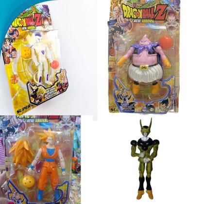 Imagem de Freeza Majin Boo Goku Cells Bonecos Sortidos Dragon Ball Z Brinquedo Articulado Feito Para Você