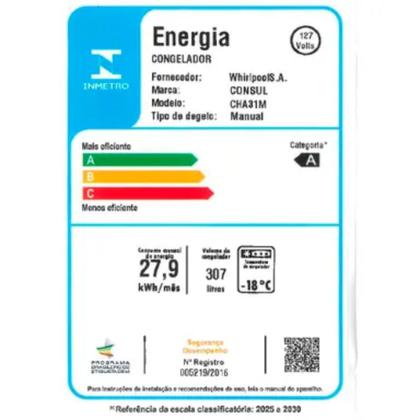 Imagem de Freezer 307 Litros 01 Tampa Horizontal CHA31MB Consul