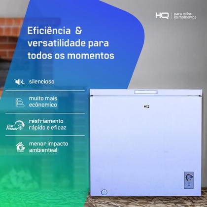 Imagem de Freezer e Conservador Horizontal HQ 210 Litros Branco HQ-210CFH