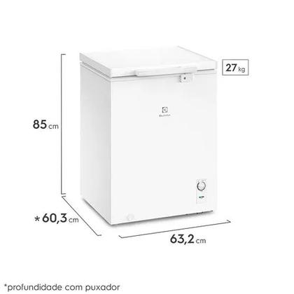 Imagem de Freezer electrolux horizontal 143 lts 1 tampa he150 127v