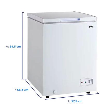Imagem de Freezer EOS 100L 1 Porta Horizontal Degelo Manual EFH110X
